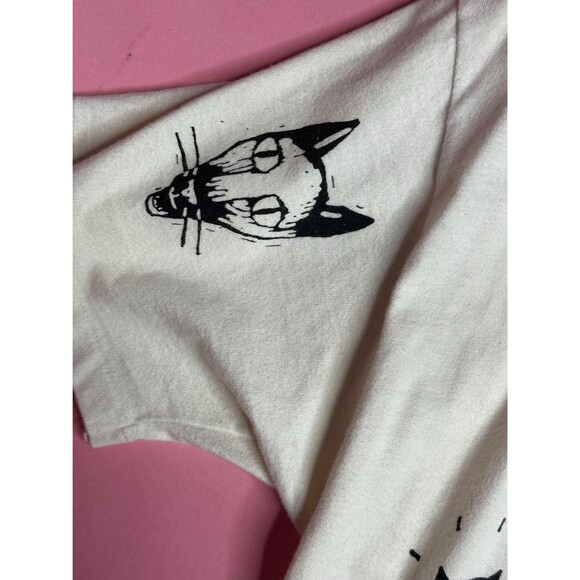 1990s STUDIO ROJA. Joe Crabtree CATS All Over Short Sleeve T Shirt. L-XL - Picture 6 of 13